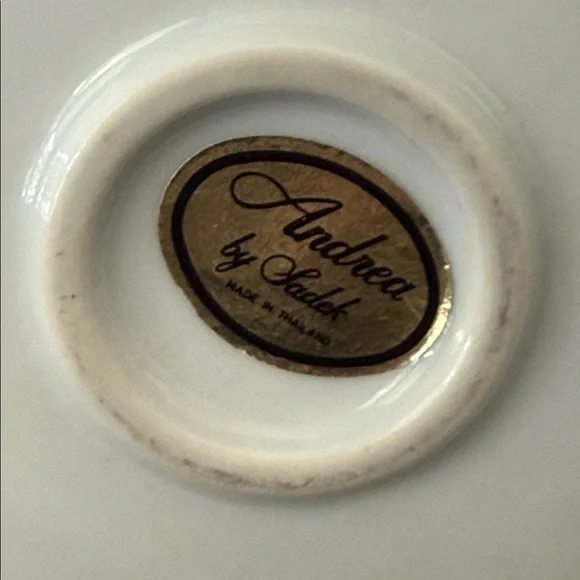 Andrea By Sadek Pink, Yellow & Blue Floral Sugar and Creamer Set - Picture 2 of 13